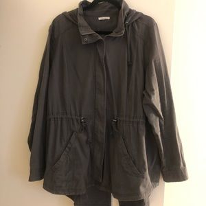Charcoal Fall Utility Jacket